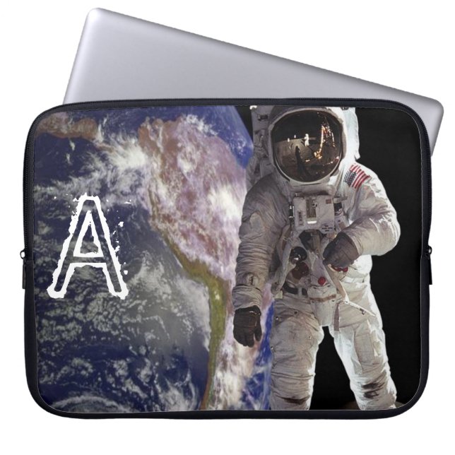 Laptophoes Astronaut Laptop Sleeve (Voorkant)