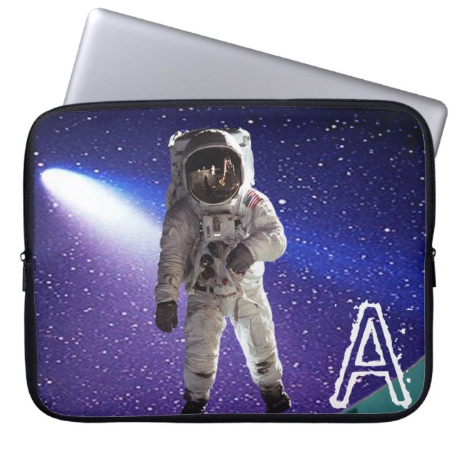 Laptophoes Astronaut Laptop Sleeve (Voorkant)
