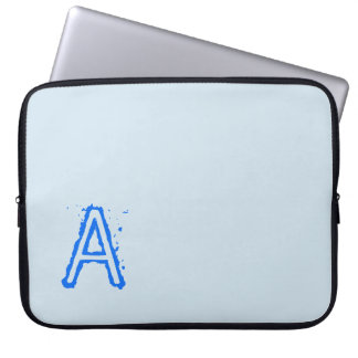 Laptophoes blauw laptop sleeve