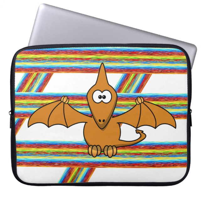 Laptophoes Dinosaur Laptop Sleeve (Voorkant)
