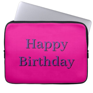 Laptophoes - Gefeliciteerd met je verjaardag Laptop Sleeve
