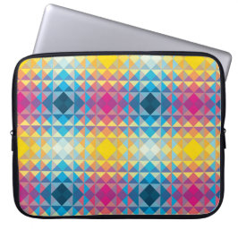 Laptophoes - Geometrische spiegeldriehoeken voor a Laptop Sleeve