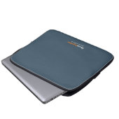 Laptophoes - Grijs Laptop Sleeve (Voorkant onderkant)