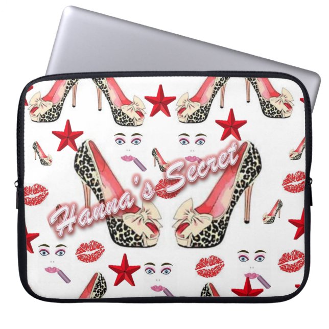 Laptophoes Hanna's geheim Laptop Sleeve (Voorkant)