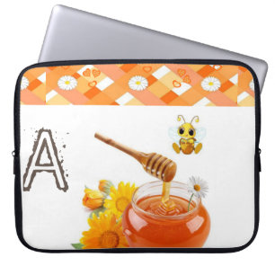 Laptophoes honingbijen laptop sleeve