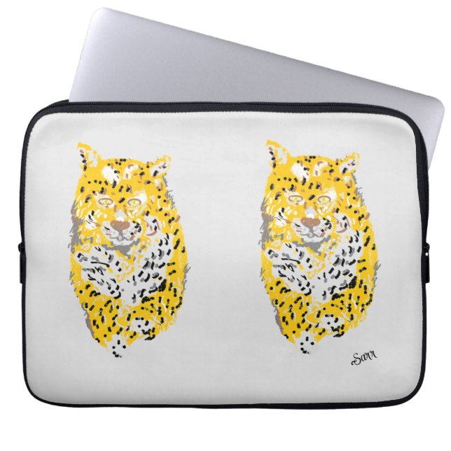 Laptophoes: Jaguare's Laptop Sleeve (Voorkant)