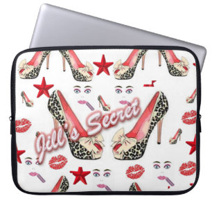 Laptophoes Jill's geheim Laptop Sleeve