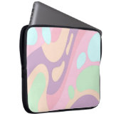 Laptophoes Kleurrijke pastel Laptop Sleeve (Voorkant Rechts)