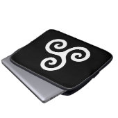 Laptophoes Laptop Sleeve (Voorkant onderkant)