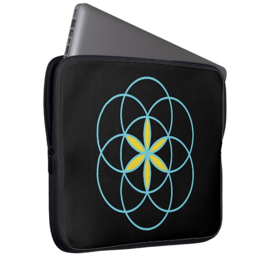 Laptophoes Laptop Sleeve (Voorkant Rechts)