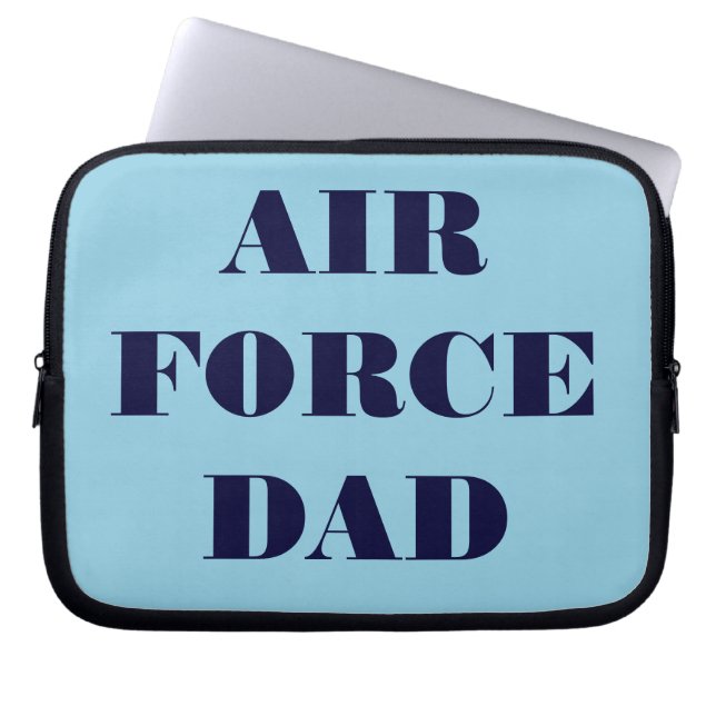 Laptophoes Lucht Vader Laptop Sleeve (Voorkant)