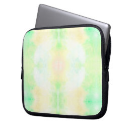 Laptophoes met een zacht pasteltinten tie-dye ontw laptop sleeve