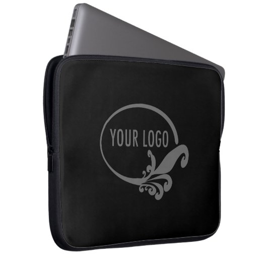 Laptophoes met eigen Logo van 10-15 inch Laptop Sleeve (Voorkant Rechts)