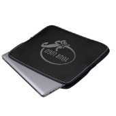 Laptophoes met eigen Logo van 10-15 inch Laptop Sleeve (Voorkant onderkant)