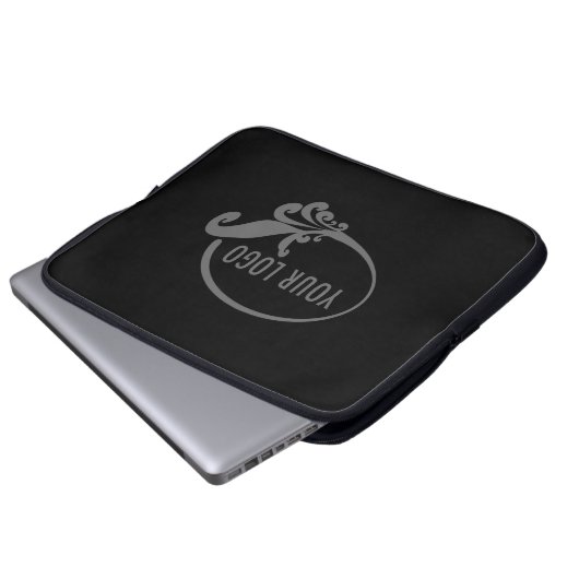Laptophoes met eigen Logo van 10-15 inch Laptop Sleeve (Voorkant onderkant)