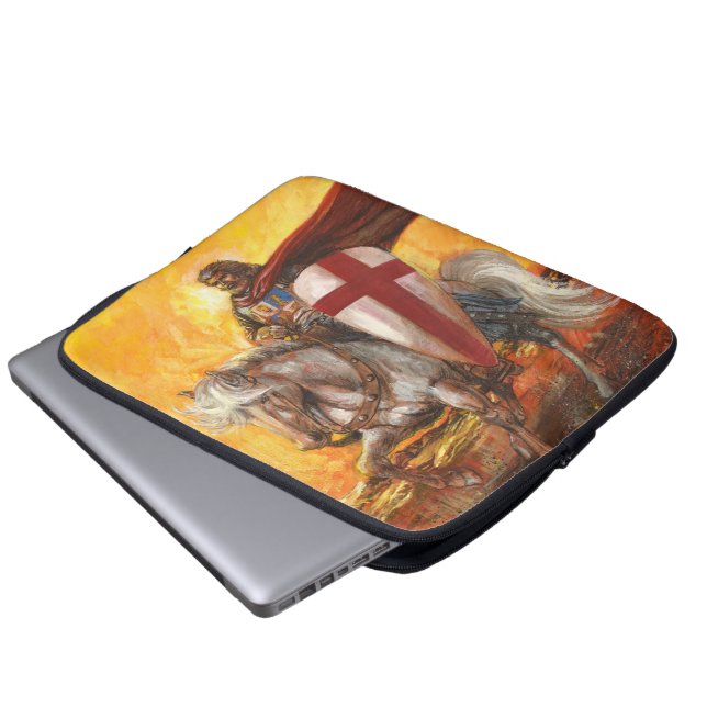 Laptophoes met El Cid V2-design Laptop Sleeve (Voorkant onderkant)