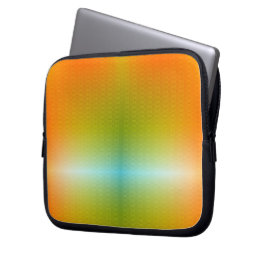 Laptophoes met fel verloopdesign laptop sleeve