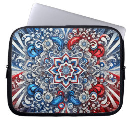 Laptophoes met Frans kleurenontwerp Laptop Sleeve