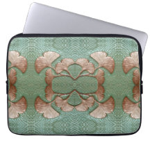 Laptophoes met Gingko-bladeren