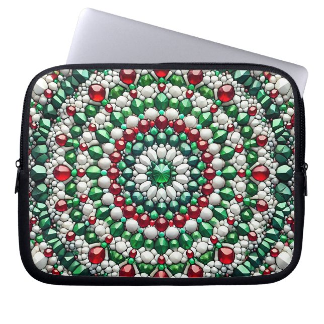 Laptophoes met Italiaans kleurenontwerp Laptop Sleeve (Voorkant)