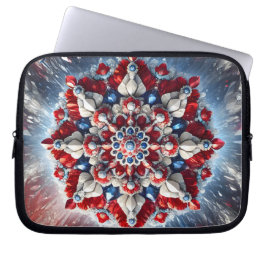 Laptophoes met Noors kleurenontwerp Laptop Sleeve