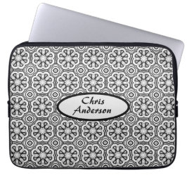 Laptophoes met zwart-witkleur laptop sleeve