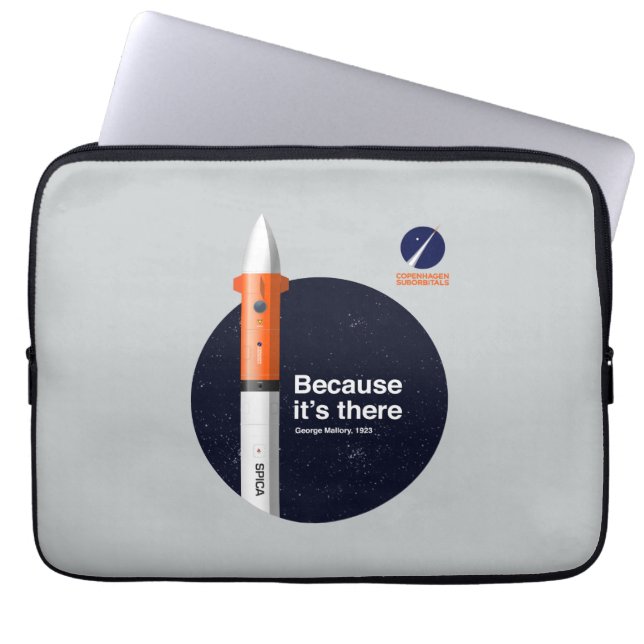 Laptophoes - Omdat het er is Laptop Sleeve (Voorkant)