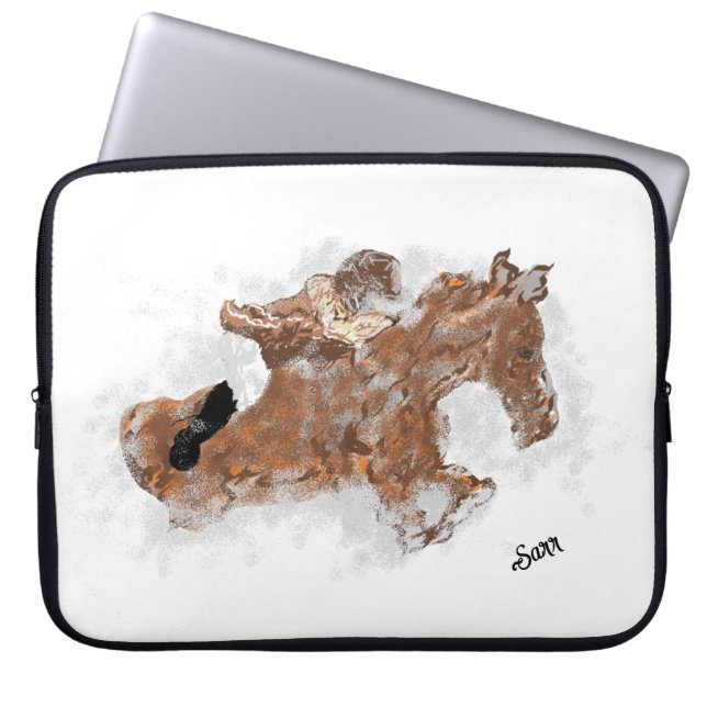 Laptophoes: op weg naar de finish. laptop sleeve (Voorkant)