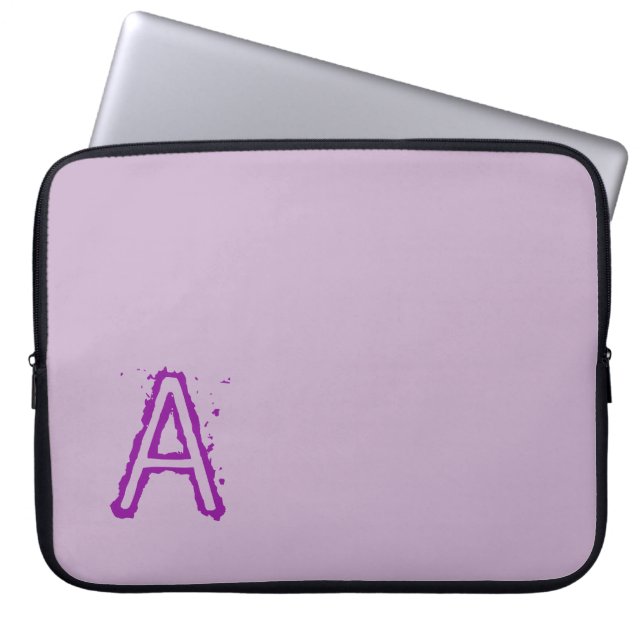 Laptophoes Paars Laptop Sleeve (Voorkant)