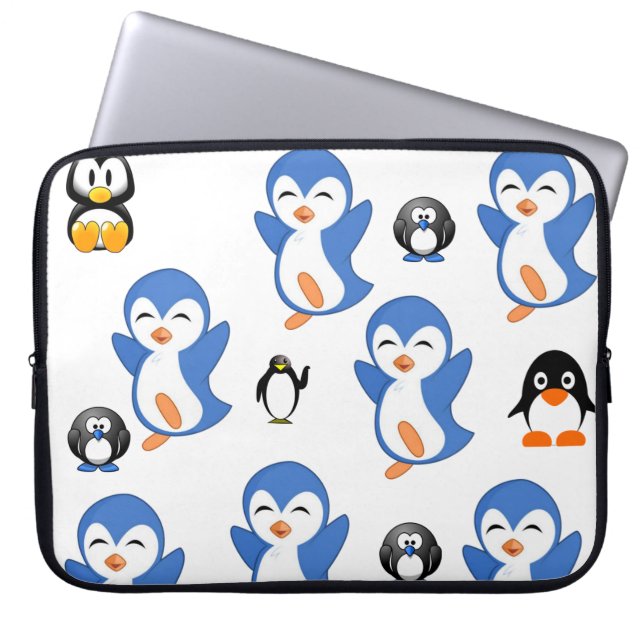Laptophoes Penguin Laptop Sleeve (Voorkant)