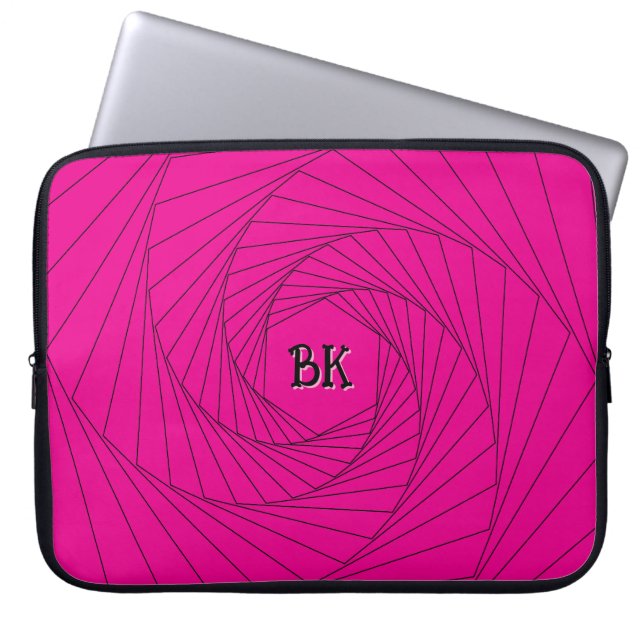Laptophoes - Perspectieve optische illusie Laptop Sleeve (Voorkant)
