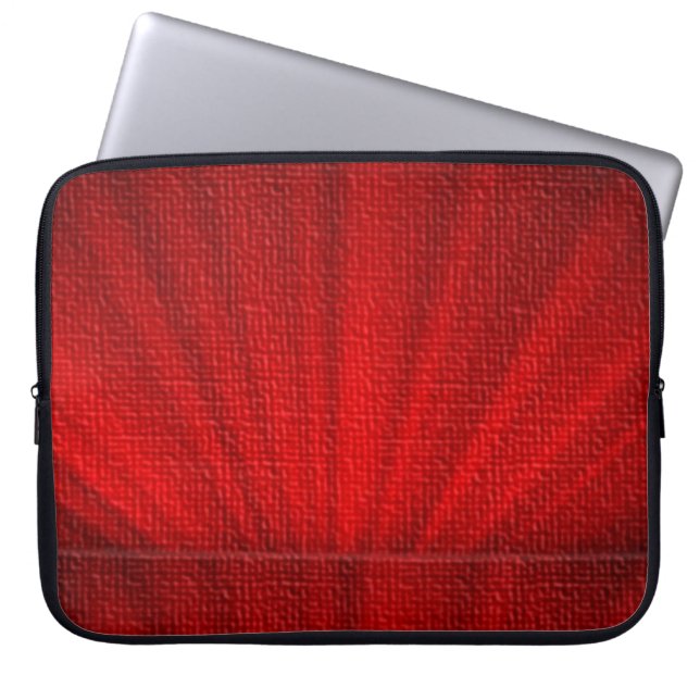 Laptophoes Rood Laptop Sleeve (Voorkant)