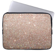 Laptophoes - Roos Gold Glitter