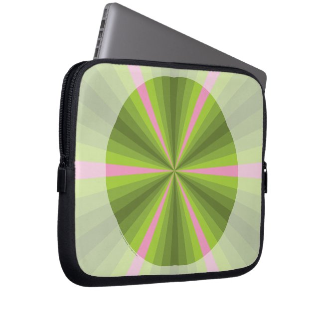 Laptophoes Spring Illusie Laptop Sleeve (Voorkant Rechts)