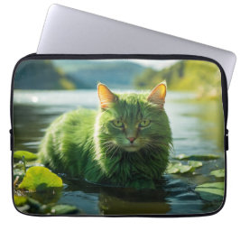 Laptophoes – Stijlvol kattenontwerp Laptop Sleeve