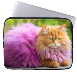 Laptophoes – Stijlvol kattenontwerp Laptop Sleeve