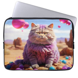 Laptophoes – Stijlvol kattenontwerp Laptop Sleeve