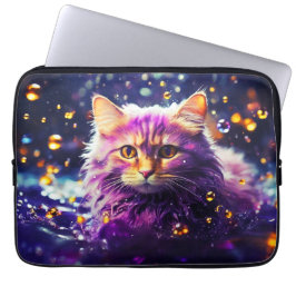 Laptophoes – Stijlvol kattenontwerp Laptop Sleeve