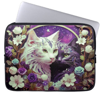Laptophoes – stijlvolle kat laptop sleeve