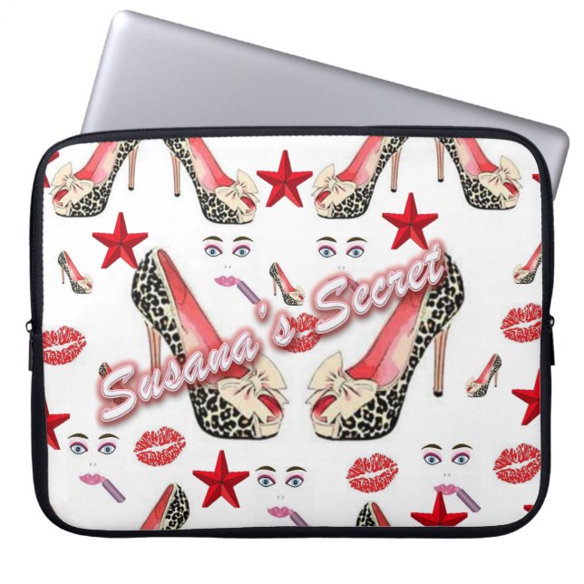 Laptophoes Susana's geheim Laptop Sleeve (Voorkant)
