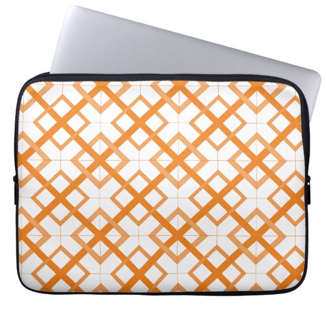 Laptophoes - Trefpatroon kiezen kleur Laptop Sleeve (Voorkant)