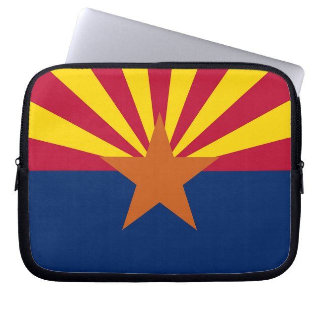 Laptophoes van Arizona State-laptop Laptop Sleeve (Voorkant)