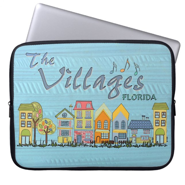 Laptophoes van de dorpen florida laptop sleeve (Voorkant)
