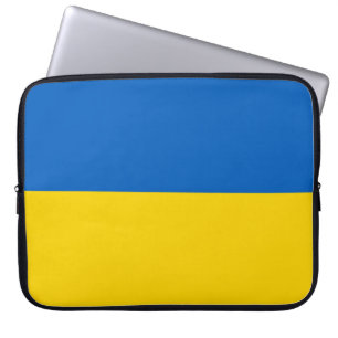 Laptophoes van de Oekraïense vlag Laptop Sleeve