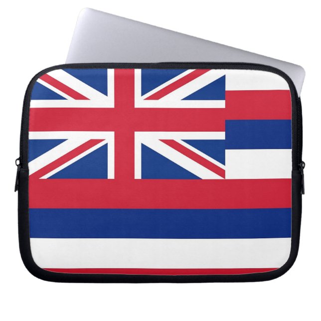 Laptophoes van Hawaii State-laptop Laptop Sleeve (Voorkant)