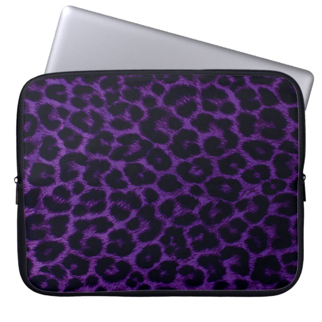 Laptophoes van het luipaard laptop sleeve (Voorkant)