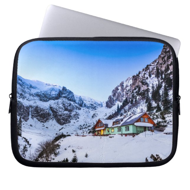 Laptophoes van neopreen 10 inch Malaiesti Bucegi Laptop Sleeve (Voorkant)