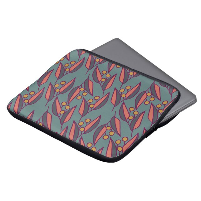 Laptophoes van neopreen laptop sleeve (Voorkant top)