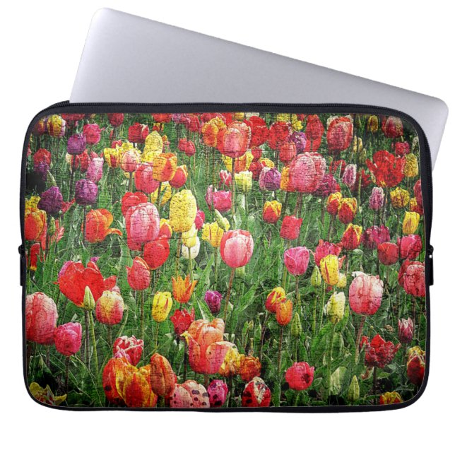 Laptophoes van neopreen laptop sleeve (Voorkant)