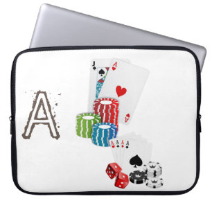 Laptophoes voor afspeelkaarten laptop sleeve
